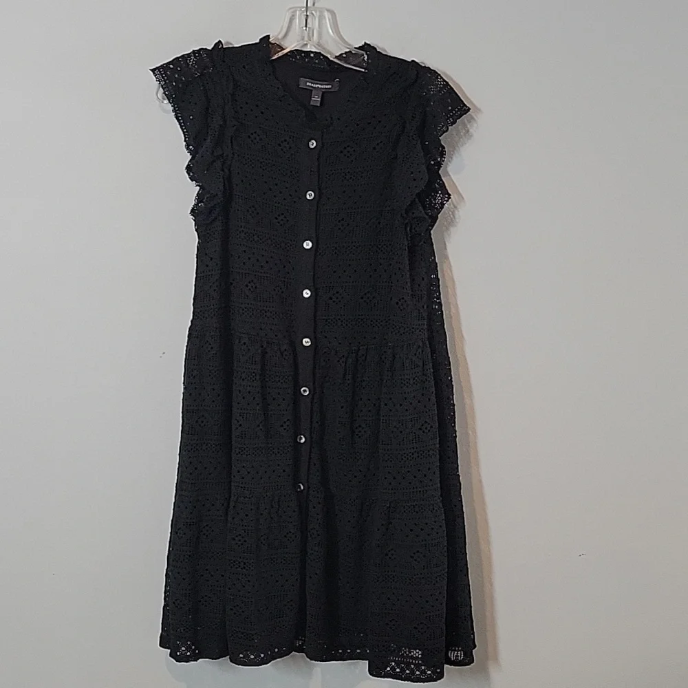Grade & Gather black eyelet lace dress - Picture 2 of 12